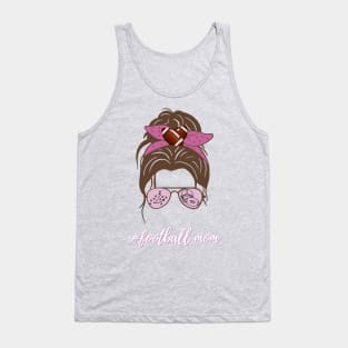 Pink Football Mom Tank Top